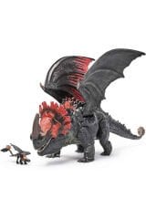 Ejderhanı Nasıl Eğitirsin Red Death Çiğneme Saldırısı Ejderha Figürü 28 cm – Hareketli Ejderha Oyuncağı