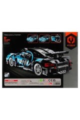 Çek Bırak Mavi Süper Araba 422 Parça – Montajlı Yarış Arabası, Koleksiyon ve Oyun Seti