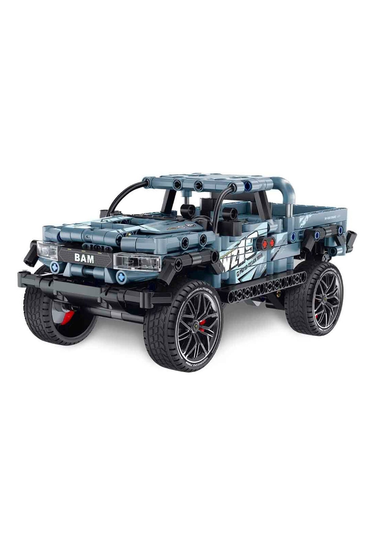 Çek Bırak Mavi Pick Up – Yapım Parçalı SUV Oyuncak 463 Parça