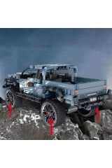 Çek Bırak Mavi Pick Up – Yapım Parçalı SUV Oyuncak 463 Parça