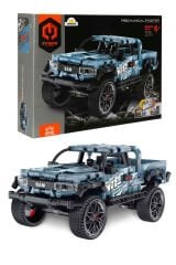 Çek Bırak Mavi Pick Up – Yapım Parçalı SUV Oyuncak 463 Parça