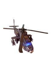 Metal Işıklı ve Sesli Dev Savaş Helikopteri (26 cm) - Gerçekçi Uçuş Deneyimi!