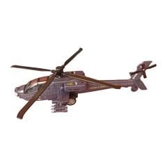 Metal Işıklı ve Sesli Dev Savaş Helikopteri (26 cm) - Gerçekçi Uçuş Deneyimi!