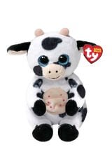TY Beanie Bellies Herdly Siyah Beyaz İnek – Koleksiyonluk Peluş Oyuncak 20 cm