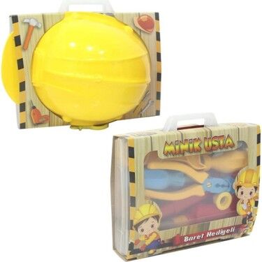 Küçük Tamirciler İçin Eğitici Oyuncak Tamir Seti | Baretli ve Alet Çantalı Çocuk Mühendislik Seti