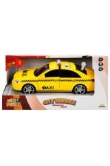 1:16 Sesli ve Işıklı Araba – Sürtmeli Oyuncak Polis Taksi 24 cm