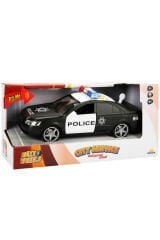 1:16 Sesli ve Işıklı Araba – Sürtmeli Oyuncak Polis Taksi 24 cm