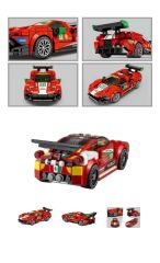 Spor Araba Lego 164 Parça Yarış Arabası Spor Araba Lego Seti Kırmızı