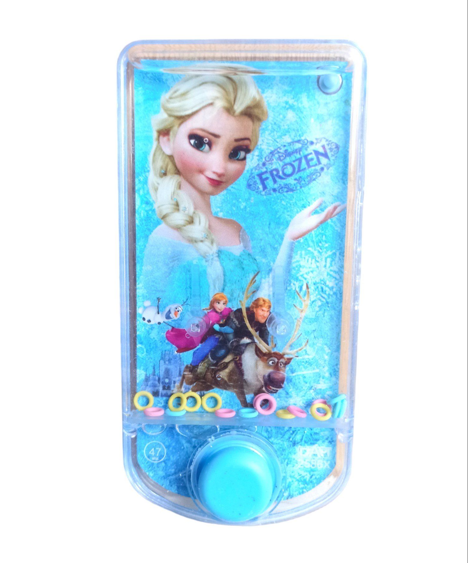 Oyuncak Frozen Temalı Suda Halka Geçirme Oyunu Su Atarisi Karlar Ülkesi Temalı 14x7cm.