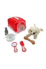 Hayal Gücünü Taşı, Dostunu Yanına Al: Peluş Köpek Taşıma Çantalı ve Aksesuarlı Set