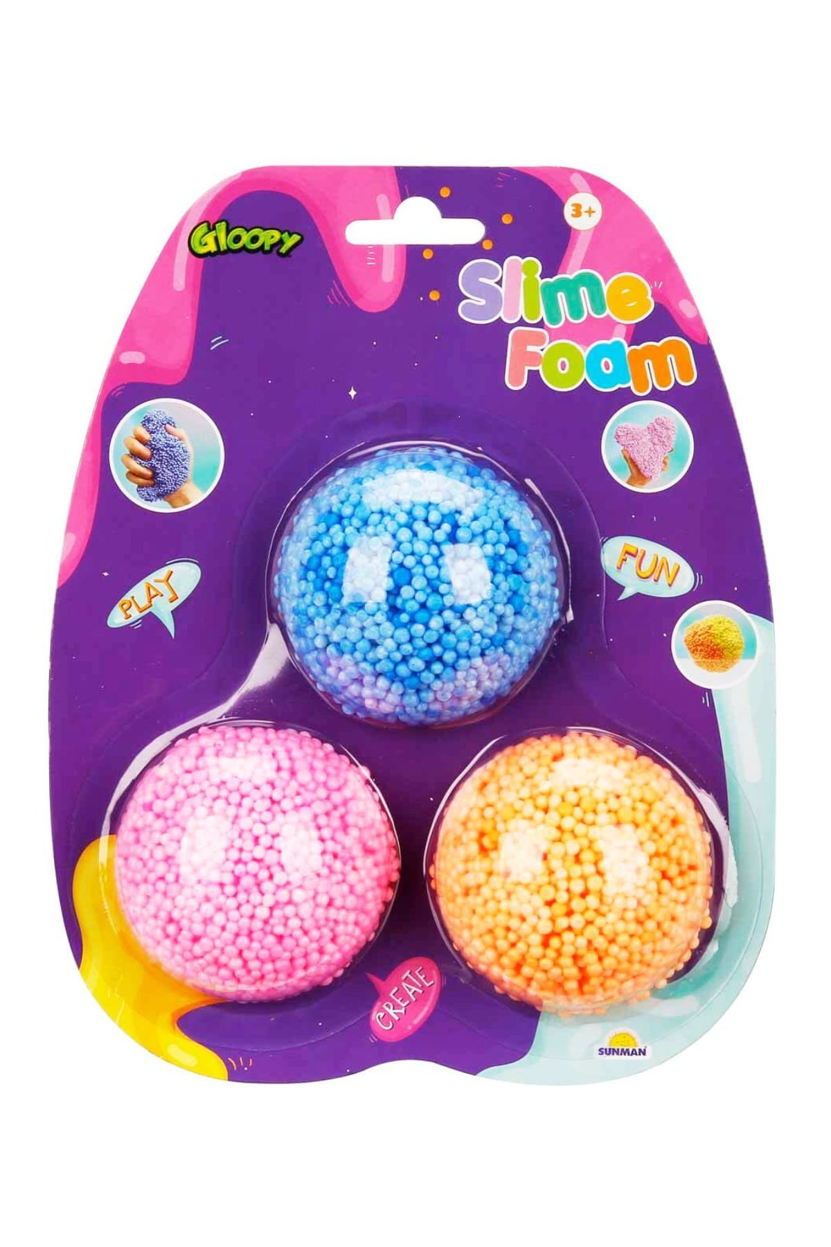 Slime Severler İçin Özel Set: 3'lü Köpük Slime!