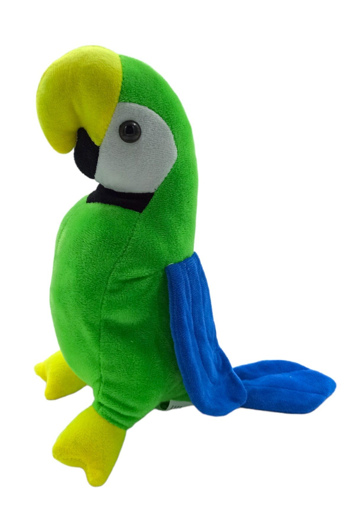 Sevimli 25 cm Boyunda Canlı Renkli Peluş Papağan