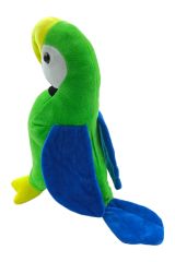 Sevimli 25 cm Boyunda Canlı Renkli Peluş Papağan