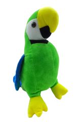Sevimli 25 cm Boyunda Canlı Renkli Peluş Papağan