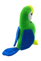 Sevimli 25 cm Boyunda Canlı Renkli Peluş Papağan