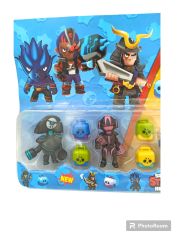 Brawl Stars 6 Karakterli Toplam 16 Parça Brawl Star Figürleri Seti Yeni