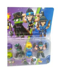Brawl Stars 6 Karakterli Toplam 16 Parça Brawl Star Figürleri Seti