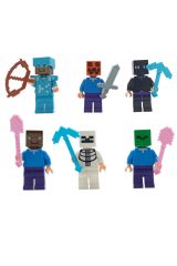 Minecraft Evreni Gerçekliğe Dönüyor: Legolarla Uyumlu 6lı Figür ve Aksesuar Seti İle Keşfe Çıkın!