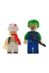 Legolarınıza Renk Katacak: Süper Mario ve Arkadaşları 6lı Figür Seti 5cm.
