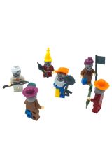 Hayal Gücünü Canlandıran 6lı Lego Uyumlu Plants vs Zombies Figürleri 5cm. ve Aksesuarları