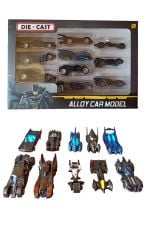 Batman Metal Araçlar 10lu Batman Figür Arabaları Metal