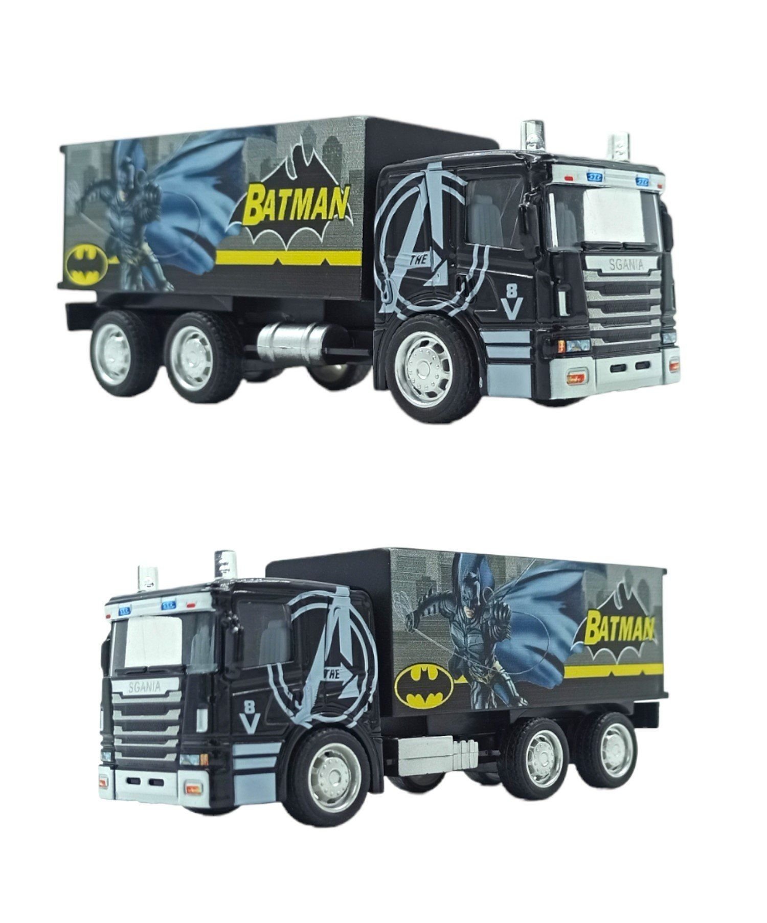 Batman Figür Temalı Oyuncak Metal Tır Batman Sevenlerin Oyuncak Metal Tırı 14cm.