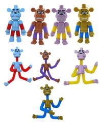 Five Nights Figürleri 4 Karakter Ayakları Kolları Uzayabilen Işıklı Freddys Karakterleri