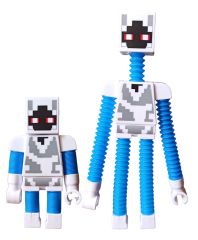 Minecraft Figürleri 4 Karakter Ayakları Kolları Uzayabilen Işıklı Minecraft Karakterleri