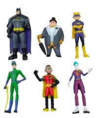 Batwheels Figürleri Batman, Riddler, Penguin, The Joker, Robin, Batgirl Karakterleri 6lı Set