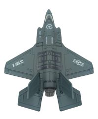 Oyuncak Savaş Uçağı F-35 Sesli Işıklı Metal Savaş Uçağı 23cm.