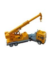 Metal Kasalı Bom Vinçli Oyuncak Işıklı - Sesli İş Makinesi ile İnşaat Maceraları Başlasın! 30cm.