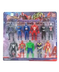 Avengers 4 Süper Kahramanlar 11li Set And Game Karakterleri Işıksız Her Biri 12cm.