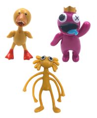 Rainbow Friends Aksiyon Figür Oyuncakları 6lı Set