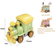 Mini Macera! Işıklı ve Müzikli Bas Gitsin Bebek Treni