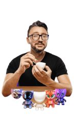KİMO Glitz Kim İstersen O Boyama Aktivite Figür Üretme Oyunu Boya Karakterini Üret