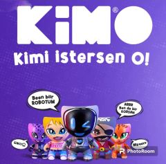 KİMO Original/Glitz Kim İstersen O! Kendi Figürünü Üretme Oyunu Boya Karakterini Üret 2li