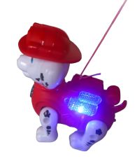 Yürüyen Köpek Pilli Işıklı Sesli Paw Patrol Marshall Figür Benzeri Yürüyen Köpek
