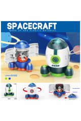 Sürtmeli Özellikli Astronotlu Uzay Rpketii ile Çocuklar Uzayda!