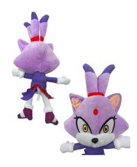 Sonic Hayranları İçin Özel 35cm. Boyunda Peluş Süper Sonic Blaze Figürü