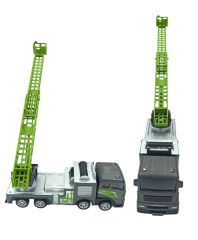 Oyuncak Metal İtfaiye Merdivenli Kurtarma Vinç Sürtmeli Vinç Kısmı 360 Derece Hareketli 17cm.