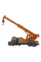 Metal Araçlı Plastik Bom Vinçli Sürtmeli Özellikli Oyuncak İş Makinası 27cm.