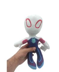 Spiderman Peluşlar 3'lü Set Örümcek Adam ve Gwen Stacy Peluşlar Peluş Kaliteli İthal Herbiri 33cm.