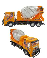 Oyuncak Beton Mikseri Büyük Boy Harç Karıştırma Kamyonu (Hareketli) İçi Dolu 45x20cm. İthal