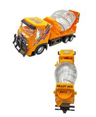 Oyuncak Beton Mikseri Büyük Boy Harç Karıştırma Kamyonu (Hareketli) İçi Dolu 45x20cm. İthal
