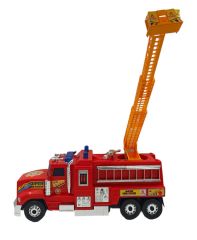 Oyuncak İtfaiye Kamyonu Merdivenli İtfaiye Aracı Büyük Boy İçi Dolu 53x26cm. İthal