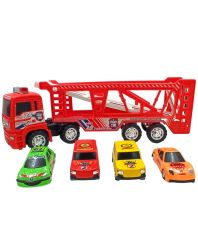 Oyuncak Araba Taşıyıcı Tır Mega Büyük Boy 4 Arabalı Araba Taşıyıcı Kamyon 72x25cm.