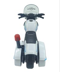 Oyuncak Polis Motorsikleti 3 Farklı Sesli, Işıklı Polis Motoru Sürtmeli 17x10cm.