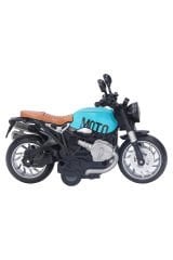 1:12 Çek Bırak Metal Motosiklet Gerçekçi Tasarım, Sesli ve Işıklı Macera!