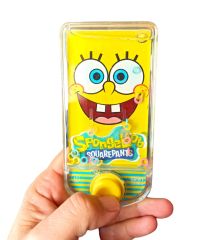 Oyuncak Sünger Bob Temalı Halka Geçirme Oyunu Su Atarisi Sünger Bob 14x7cm.
