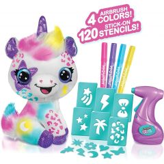 Airbrush Plush Unicorn Licorne Unicornio Spreyle Peluş Boyama ve Şekillendirme Seti